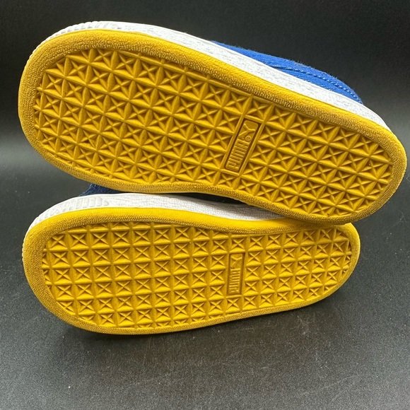 Puma X Minions Basket Wrap Statement Denim Toddler Shoes 7c - Picture 8 of 8